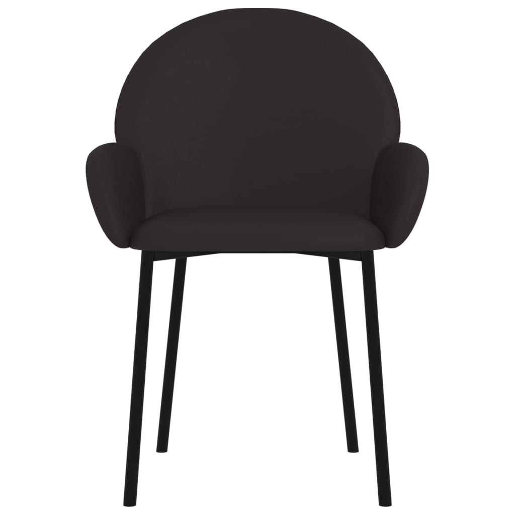 Eetkamerstoelen 2 st kunstleer zwart is nu te koop bij PeponiXL, paradijselijk wonen!