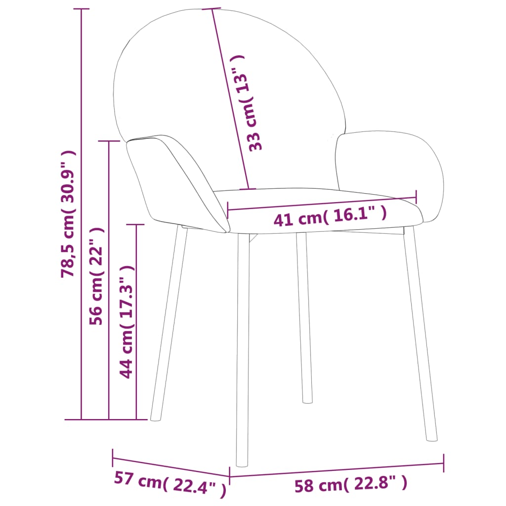 Eetkamerstoelen 2 st fluweel geel is nu te koop bij PeponiXL, paradijselijk wonen!