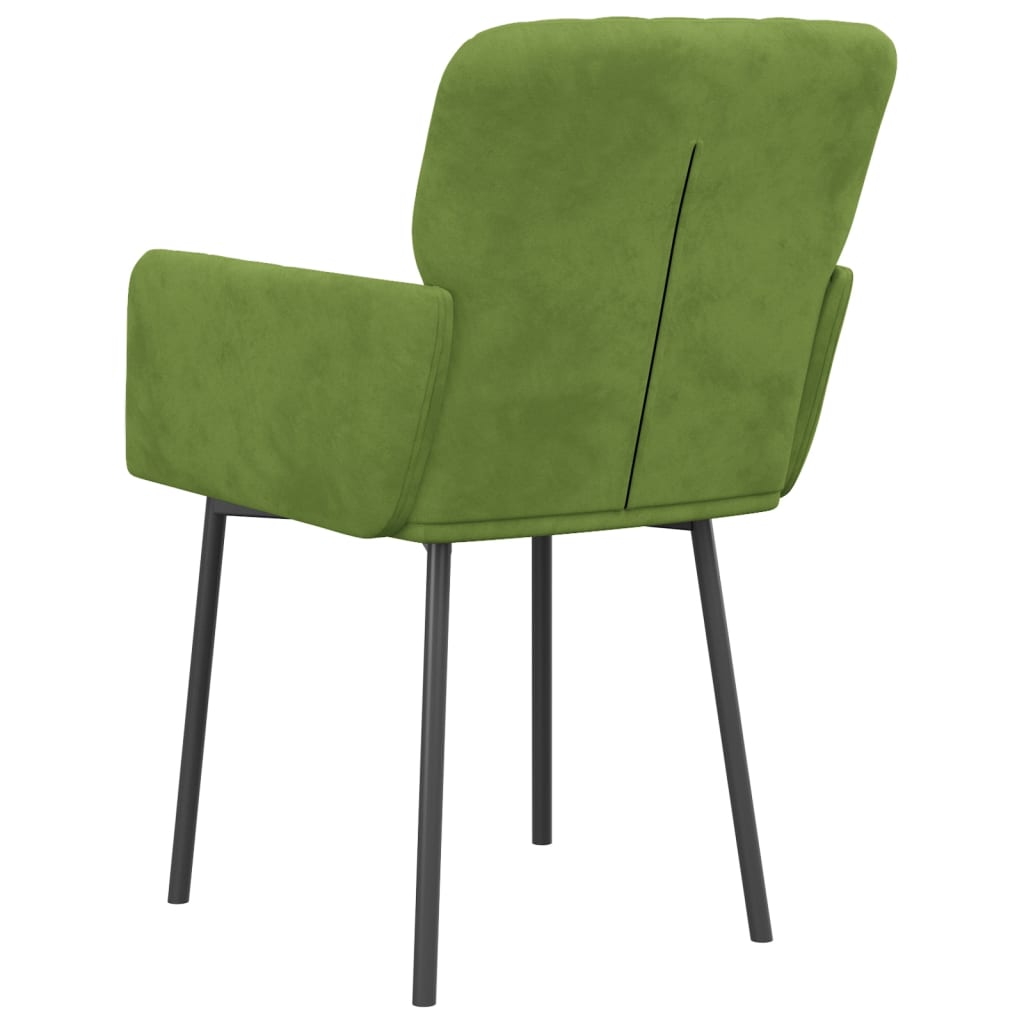 Eetkamerstoelen 2 st fluweel lichtgroen is nu te koop bij PeponiXL, paradijselijk wonen!