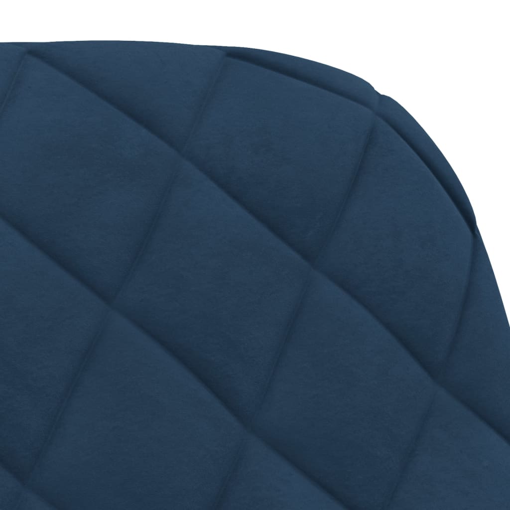 Eetkamerstoelen draaibaar 2 st fluweel blauw is nu te koop bij PeponiXL, paradijselijk wonen!