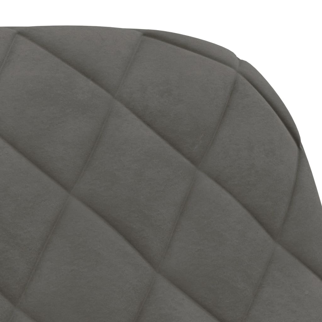 Eetkamerstoelen draaibaar 2 st fluweel donkergrijs is nu te koop bij PeponiXL, paradijselijk wonen!