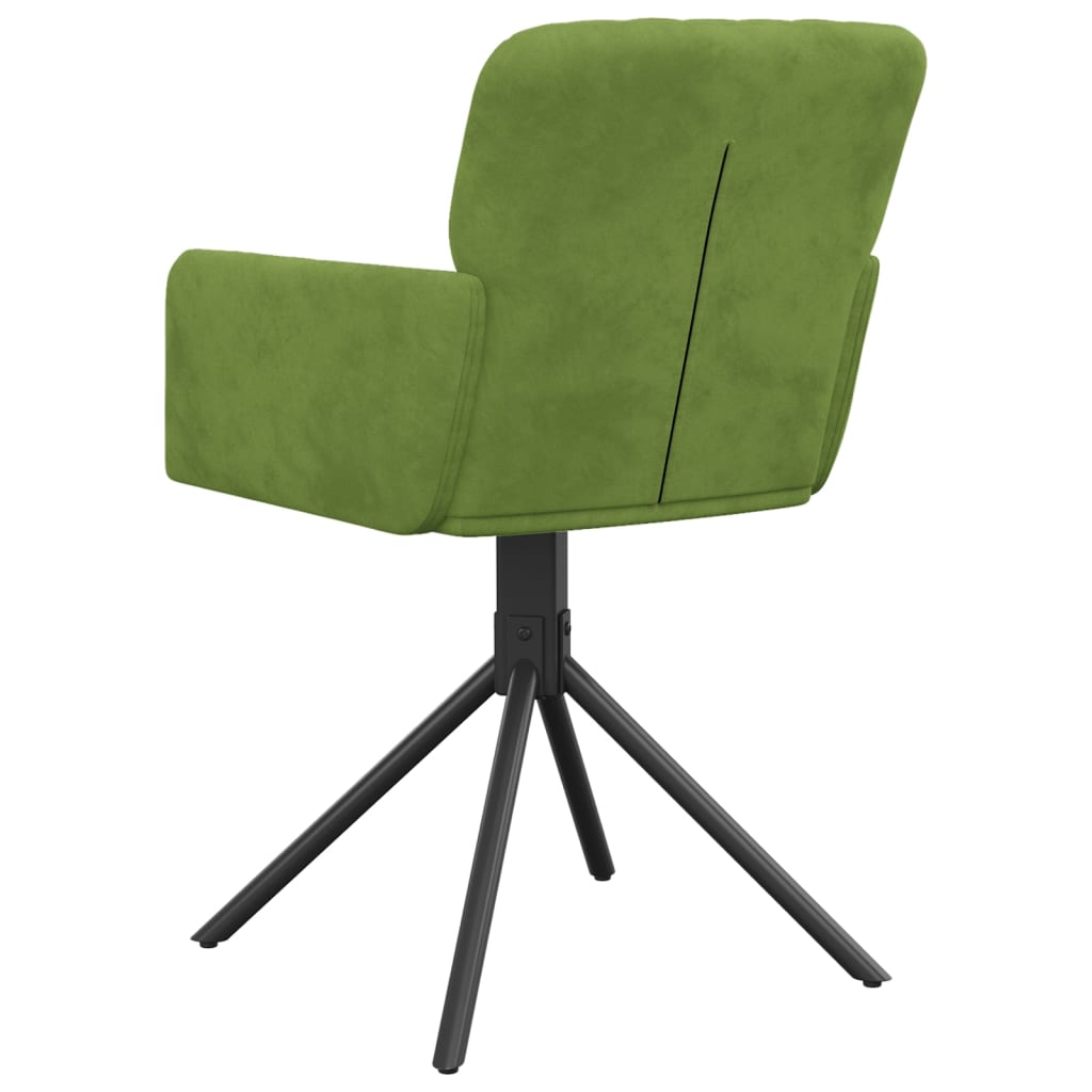 Eetkamerstoelen draaibaar 2 st fluweel lichtgroen is nu te koop bij PeponiXL, paradijselijk wonen!