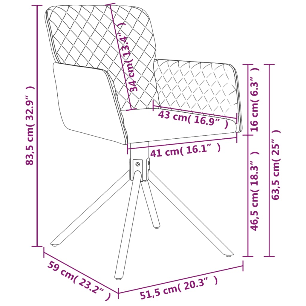 Eetkamerstoelen draaibaar 2 st fluweel lichtgroen is nu te koop bij PeponiXL, paradijselijk wonen!