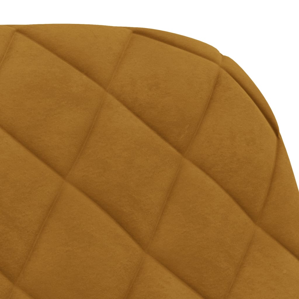 Eetkamerstoelen draaibaar 2 st fluweel bruin is nu te koop bij PeponiXL, paradijselijk wonen!