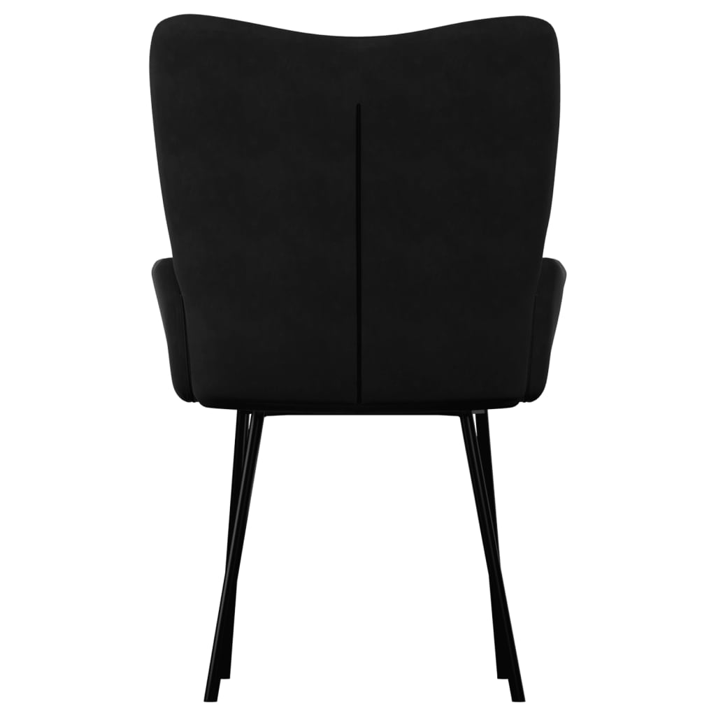 Eetkamerstoelen 2 st fluweel zwart is nu te koop bij PeponiXL, paradijselijk wonen!