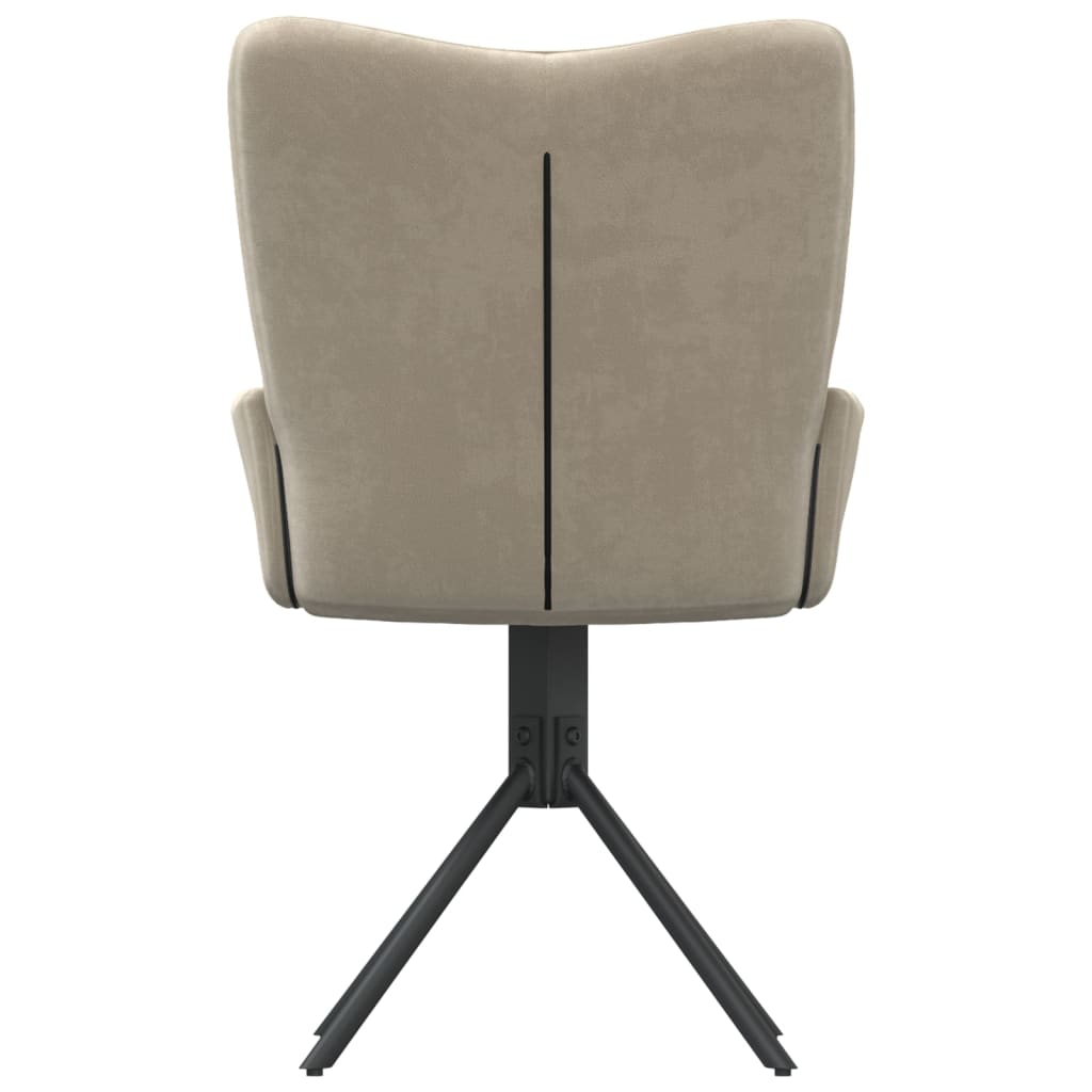 Eetkamerstoelen draaibaar 2 st fluweel lichtgrijs is nu te koop bij PeponiXL, paradijselijk wonen!
