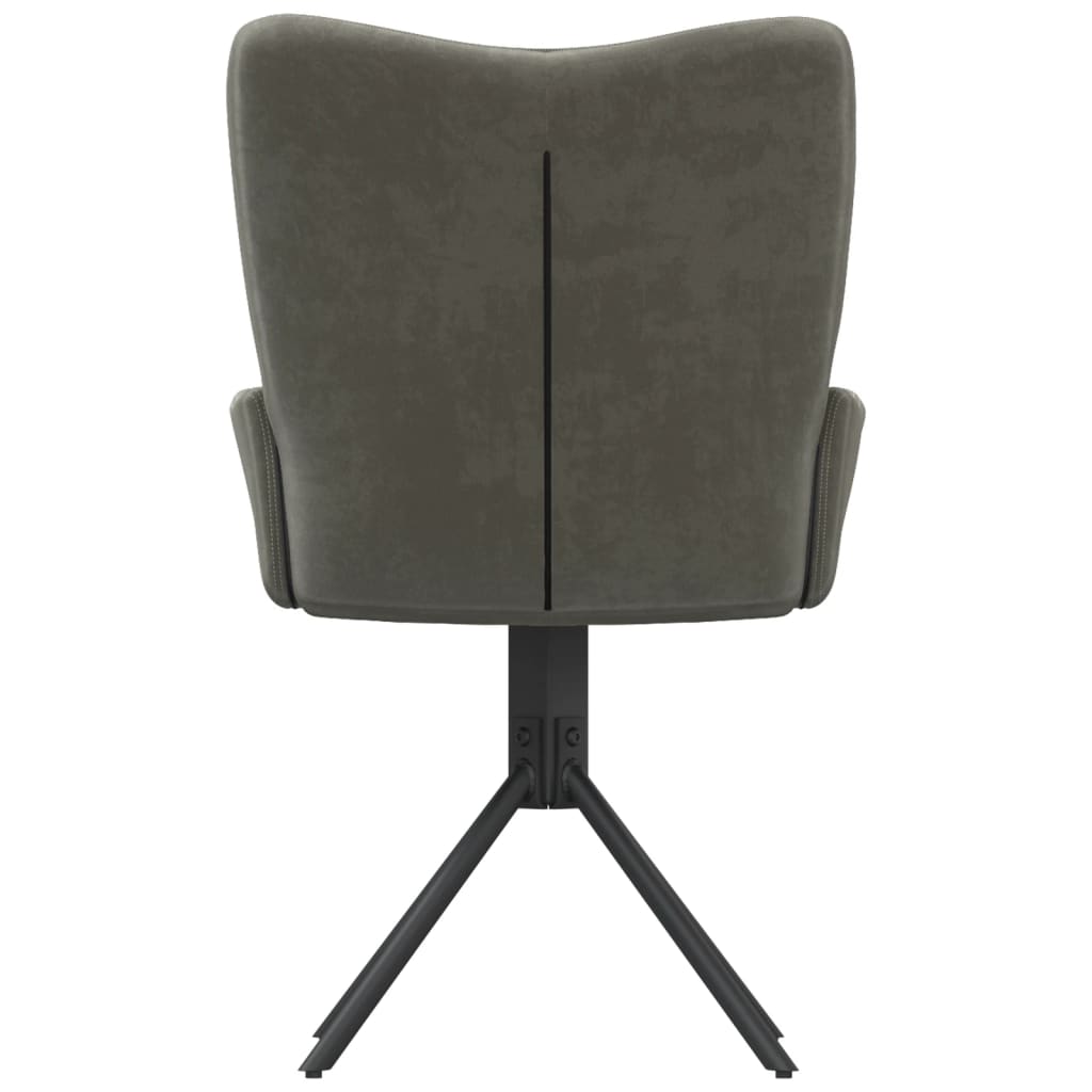Eetkamerstoelen draaibaar 2 st fluweel donkergrijs is nu te koop bij PeponiXL, paradijselijk wonen!
