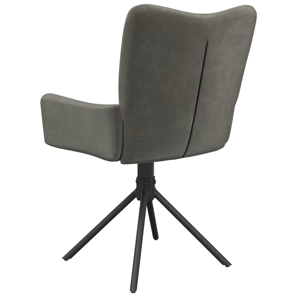 Eetkamerstoelen draaibaar 2 st fluweel donkergrijs is nu te koop bij PeponiXL, paradijselijk wonen!