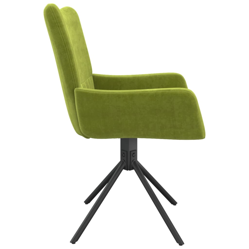 Eetkamerstoelen draaibaar 2 st fluweel lichtgroen is nu te koop bij PeponiXL, paradijselijk wonen!
