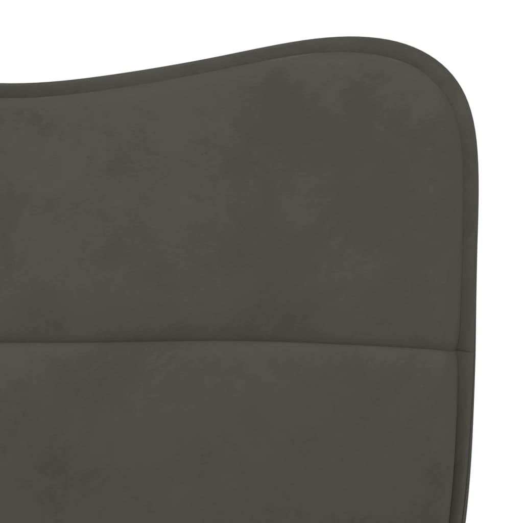 Eetkamerstoelen 2 st fluweel donkergrijs is nu te koop bij PeponiXL, paradijselijk wonen!