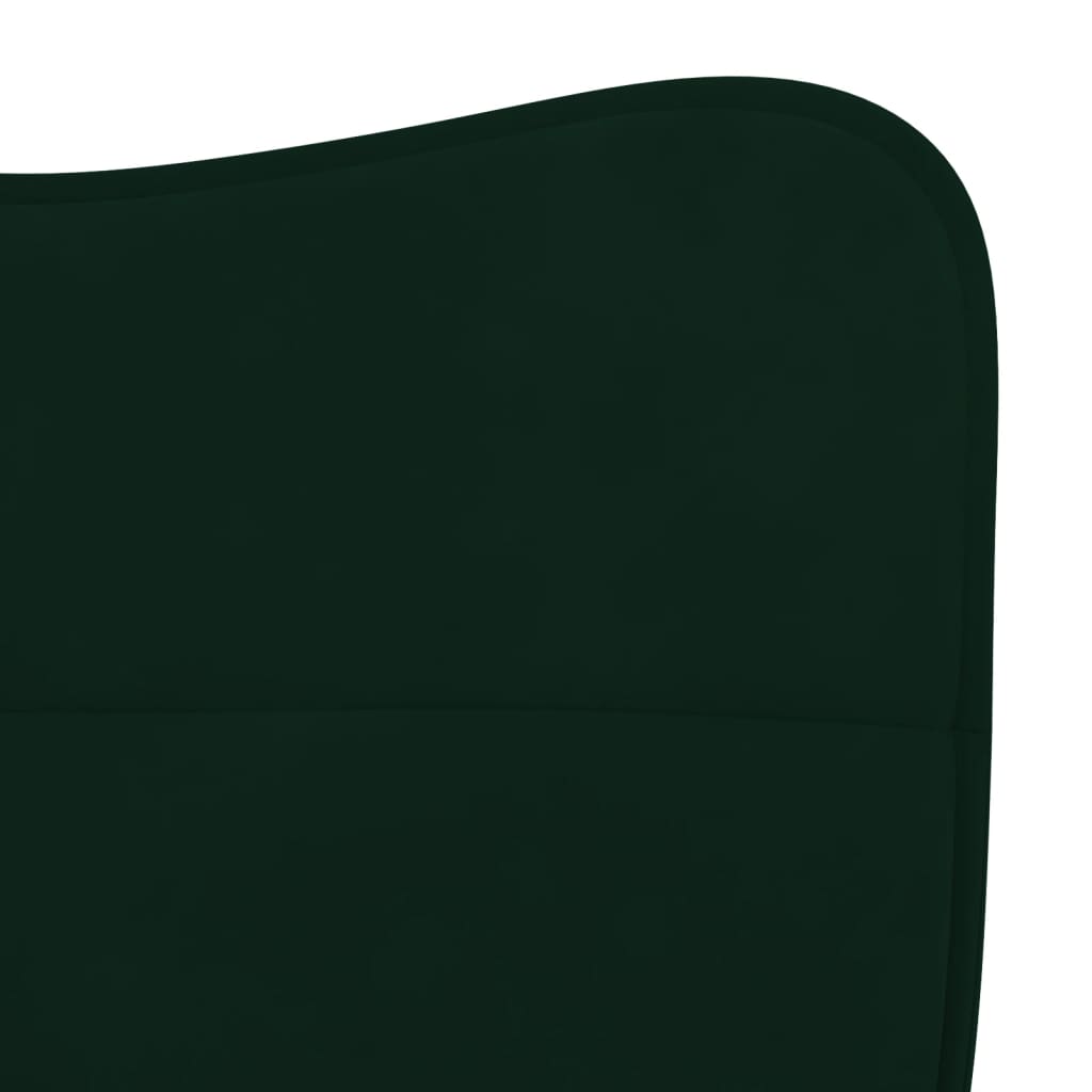 Eetkamerstoelen 2 st fluweel donkergroen is nu te koop bij PeponiXL, paradijselijk wonen!