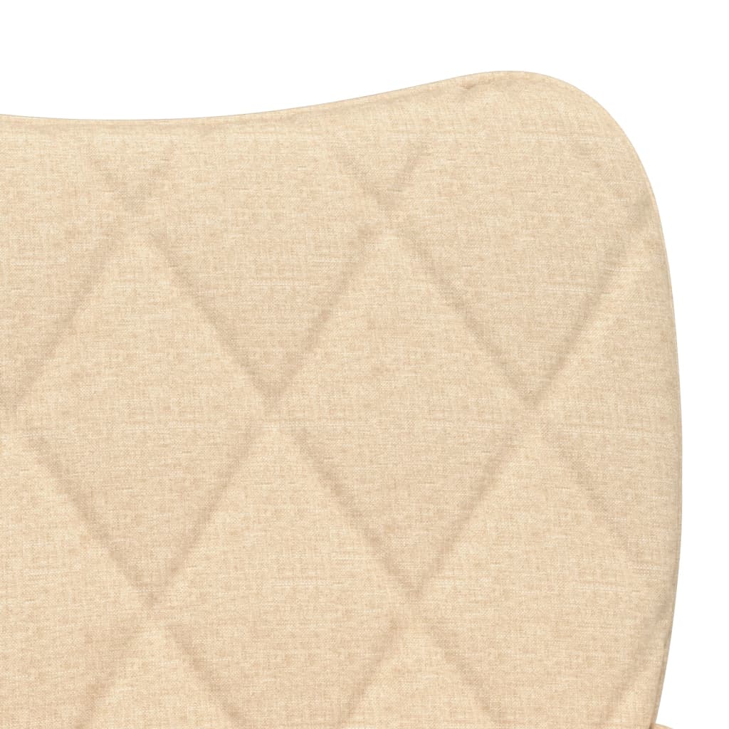 Eetkamerstoelen 2 st stof crèmekleurig is nu te koop bij PeponiXL, paradijselijk wonen!