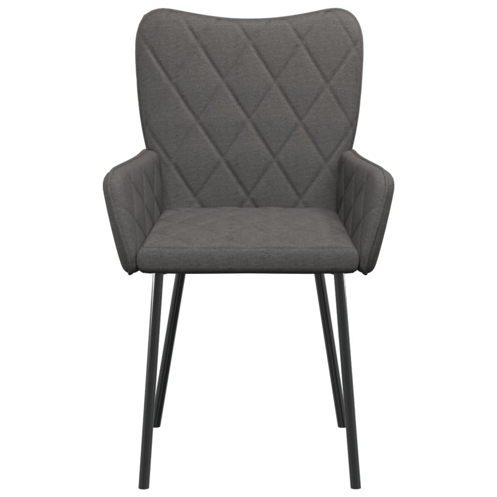 Eetkamerstoelen 2 st stof donkergrijs is nu te koop bij PeponiXL, paradijselijk wonen!