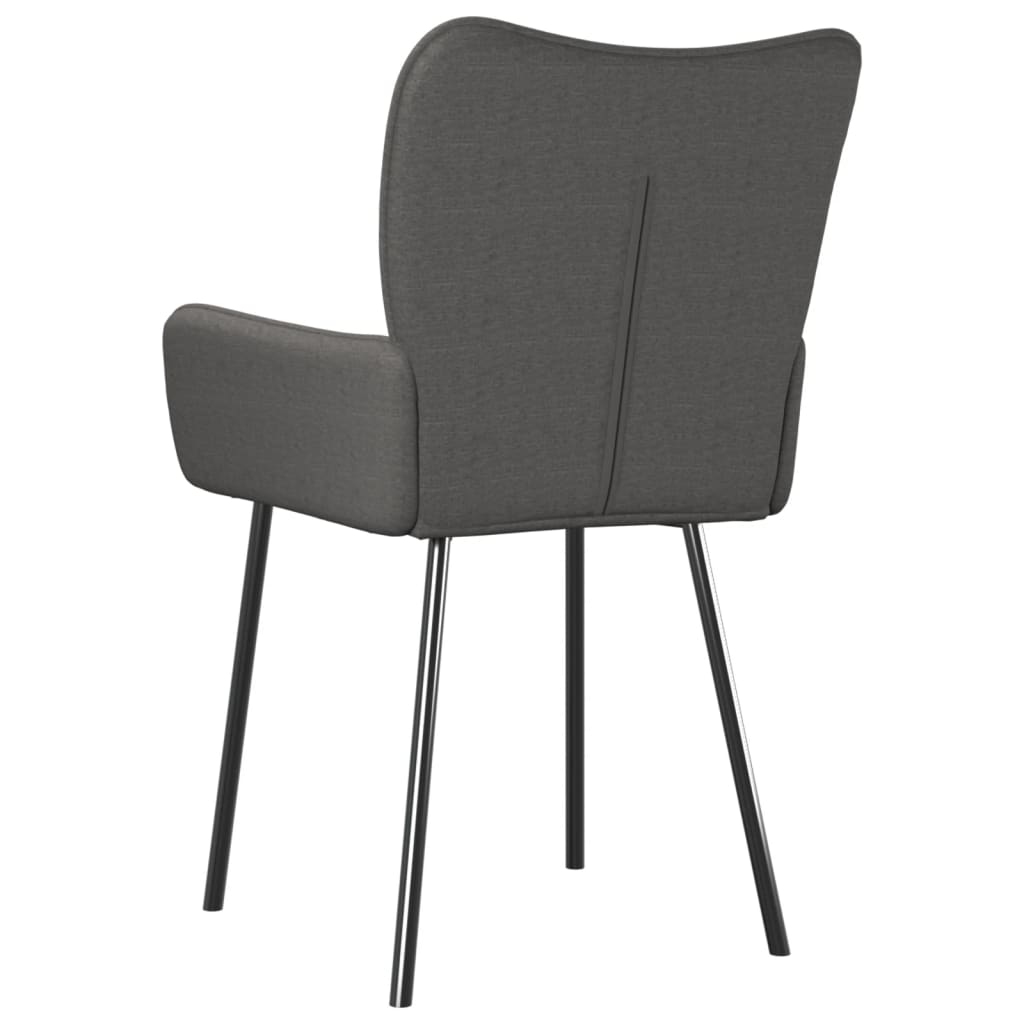 Eetkamerstoelen 2 st stof donkergrijs is nu te koop bij PeponiXL, paradijselijk wonen!
