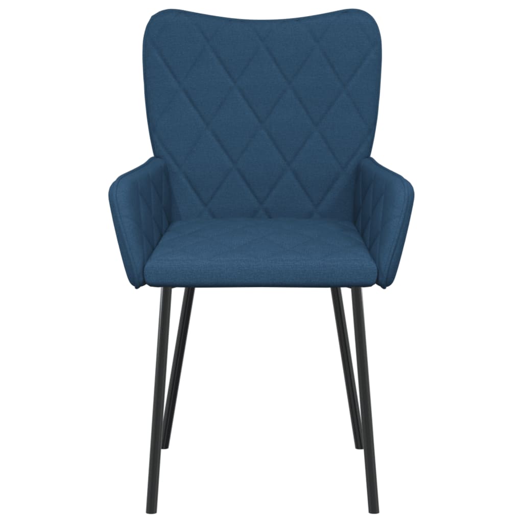 Eetkamerstoelen 2 st stof blauw is nu te koop bij PeponiXL, paradijselijk wonen!