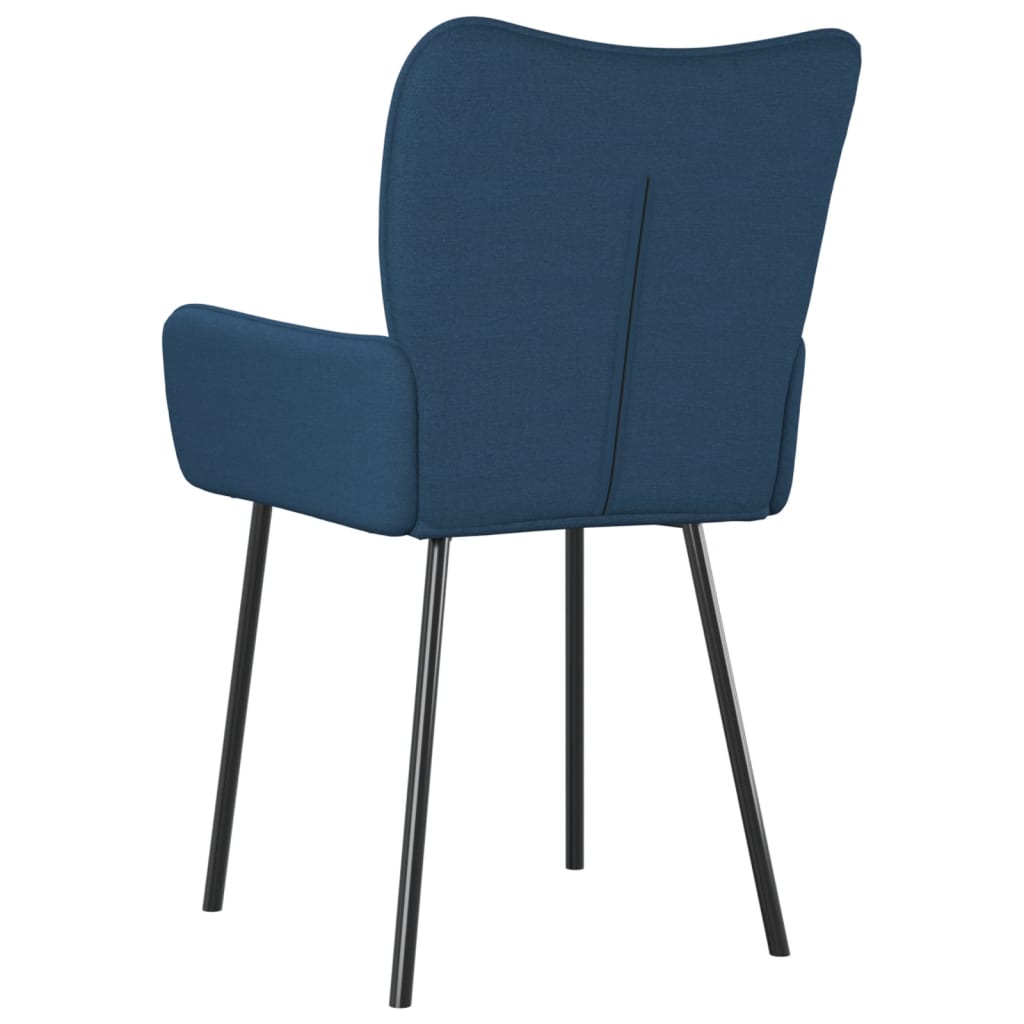 Eetkamerstoelen 2 st stof blauw is nu te koop bij PeponiXL, paradijselijk wonen!