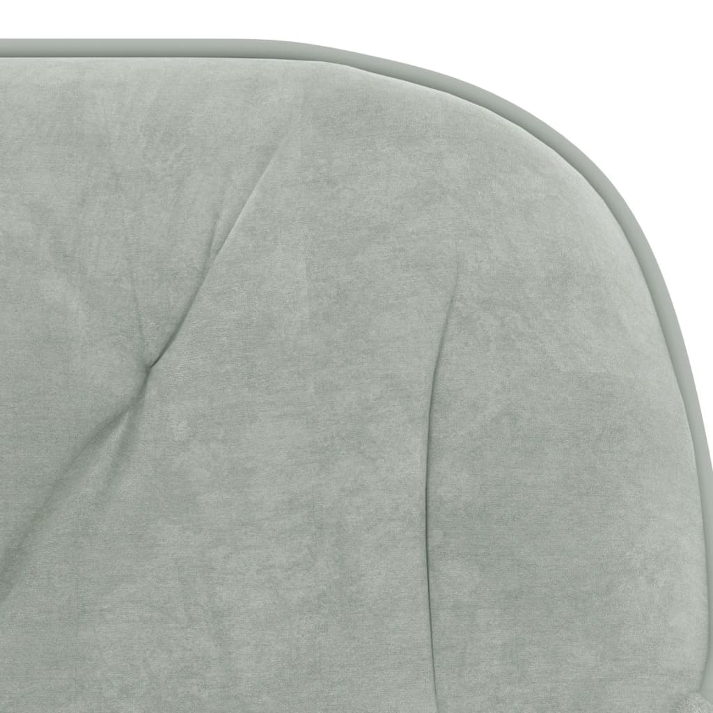 Eetkamerstoelen 2 st fluweel lichtgrijs is nu te koop bij PeponiXL, paradijselijk wonen!