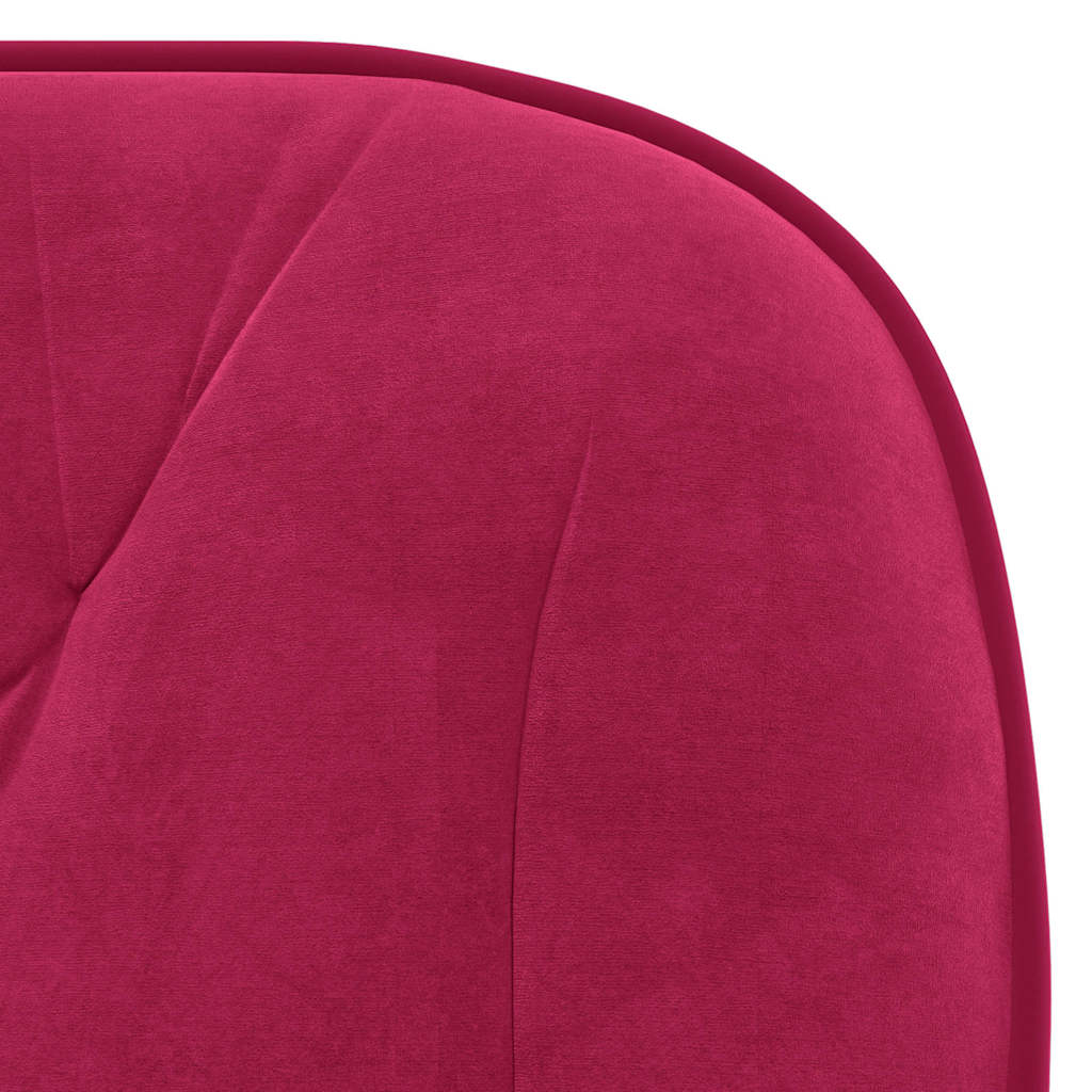 Eetkamerstoelen 2 st fluweel wijnrood is nu te koop bij PeponiXL, paradijselijk wonen!