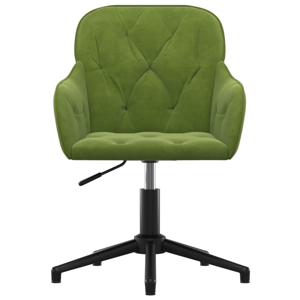 Kantoorstoel draaibaar fluweel lichtgroen is nu te koop bij PeponiXL, paradijselijk wonen!