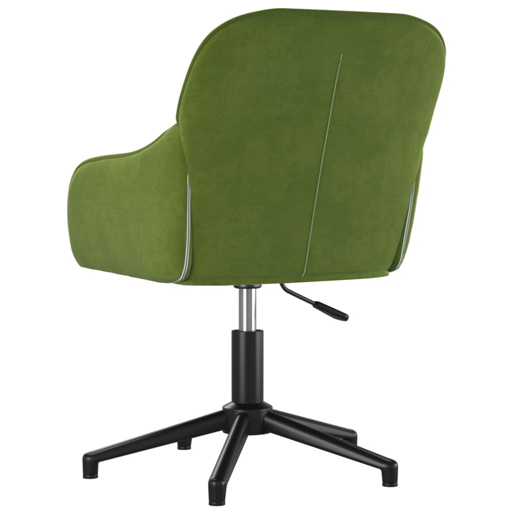 Kantoorstoel draaibaar fluweel lichtgroen is nu te koop bij PeponiXL, paradijselijk wonen!