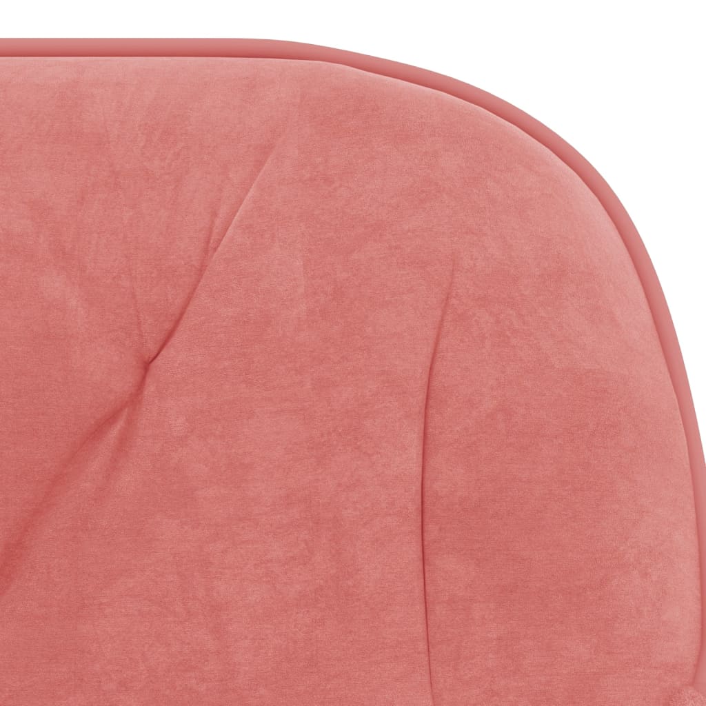 Kantoorstoel draaibaar fluweel roze is nu te koop bij PeponiXL, paradijselijk wonen!