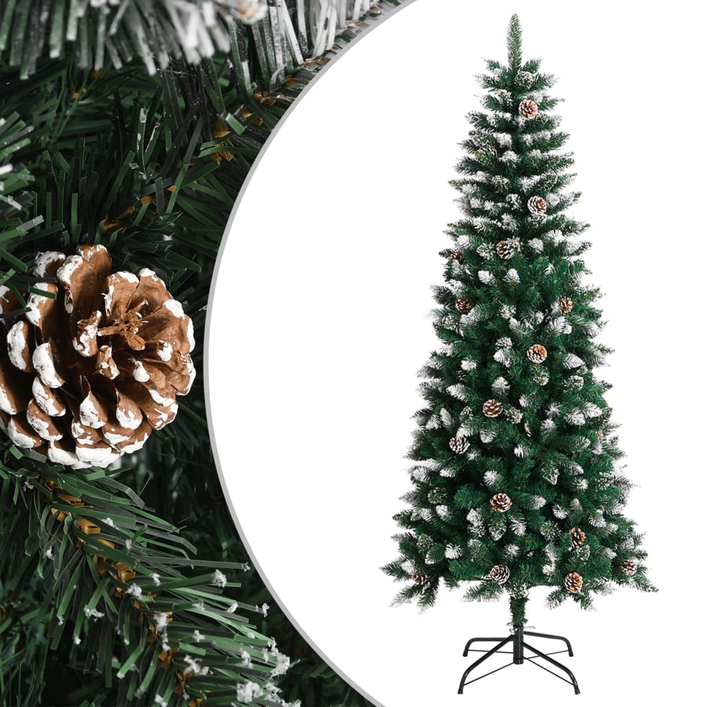 Kunstkerstboom met standaard 180 cm PVC groen is nu te koop bij PeponiXL, paradijselijk wonen!