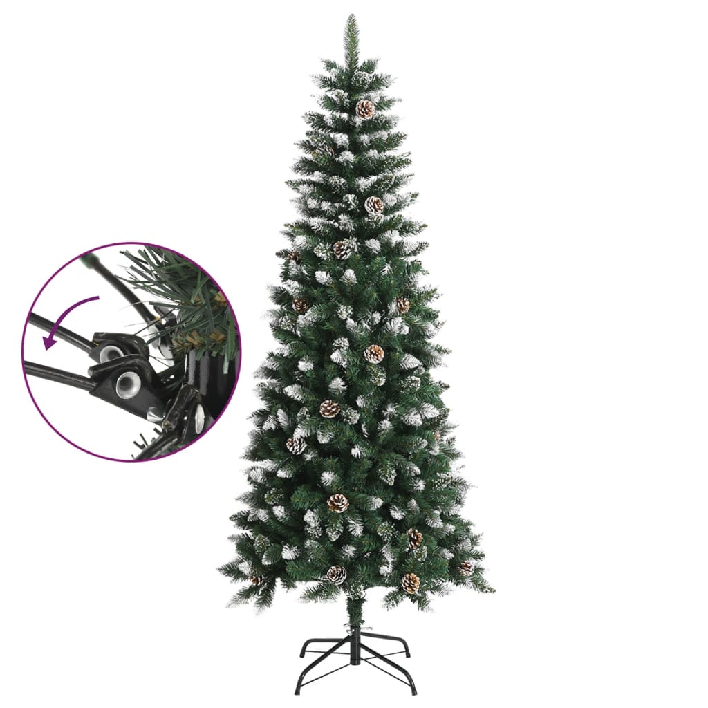 Kunstkerstboom met standaard 180 cm PVC groen is nu te koop bij PeponiXL, paradijselijk wonen!