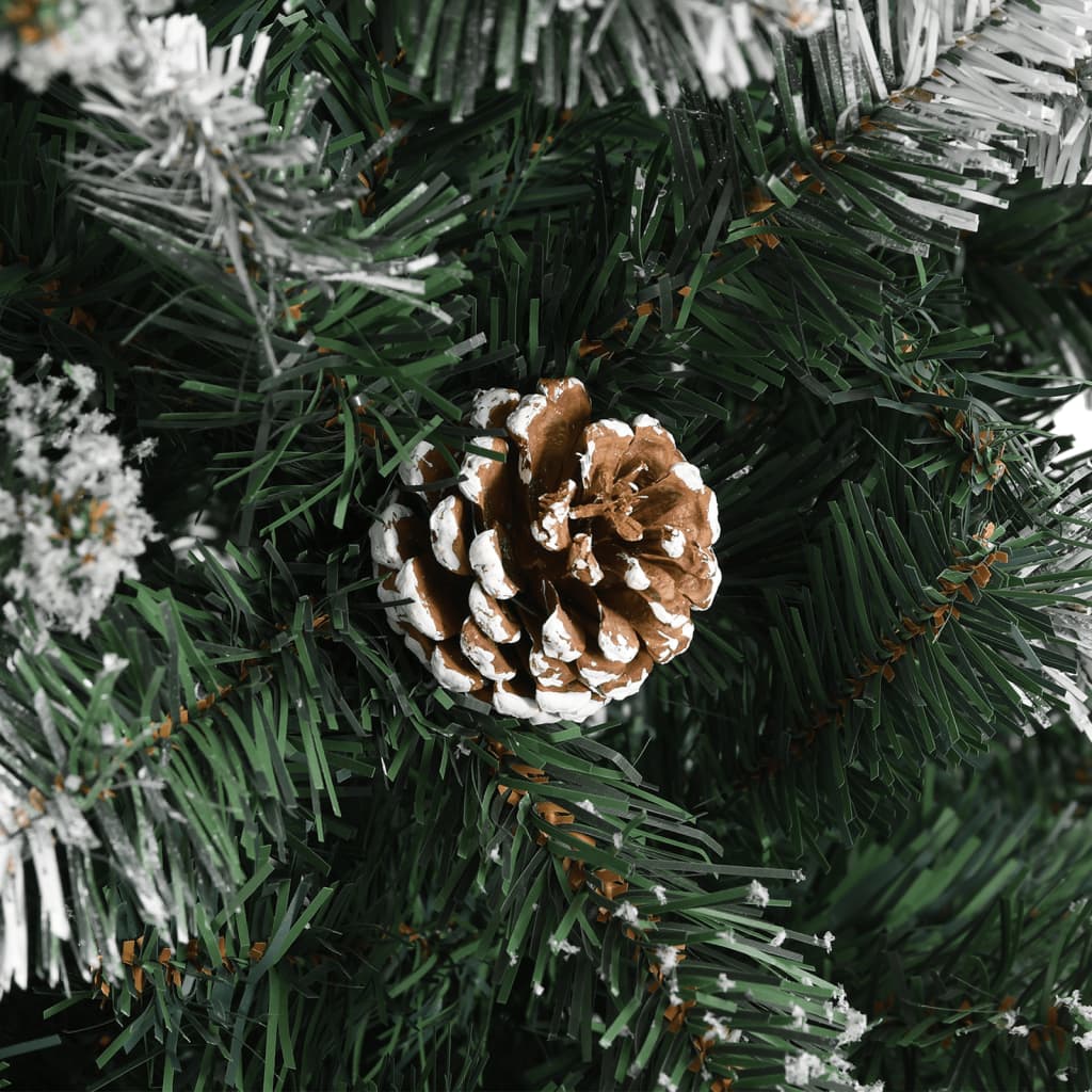 Kunstkerstboom met standaard 240 cm PVC groen is nu te koop bij PeponiXL, paradijselijk wonen!