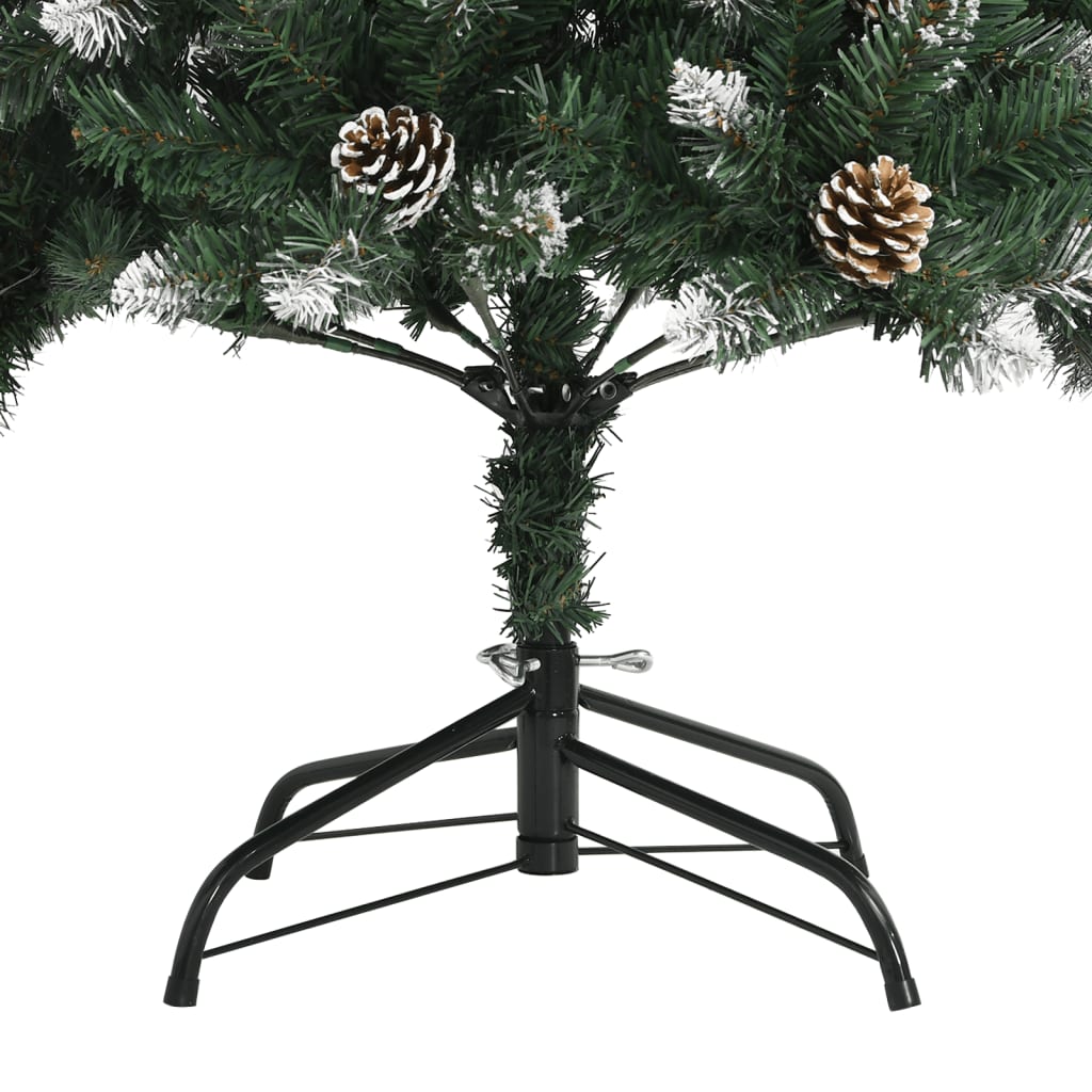 Kunstkerstboom met standaard 240 cm PVC groen is nu te koop bij PeponiXL, paradijselijk wonen!