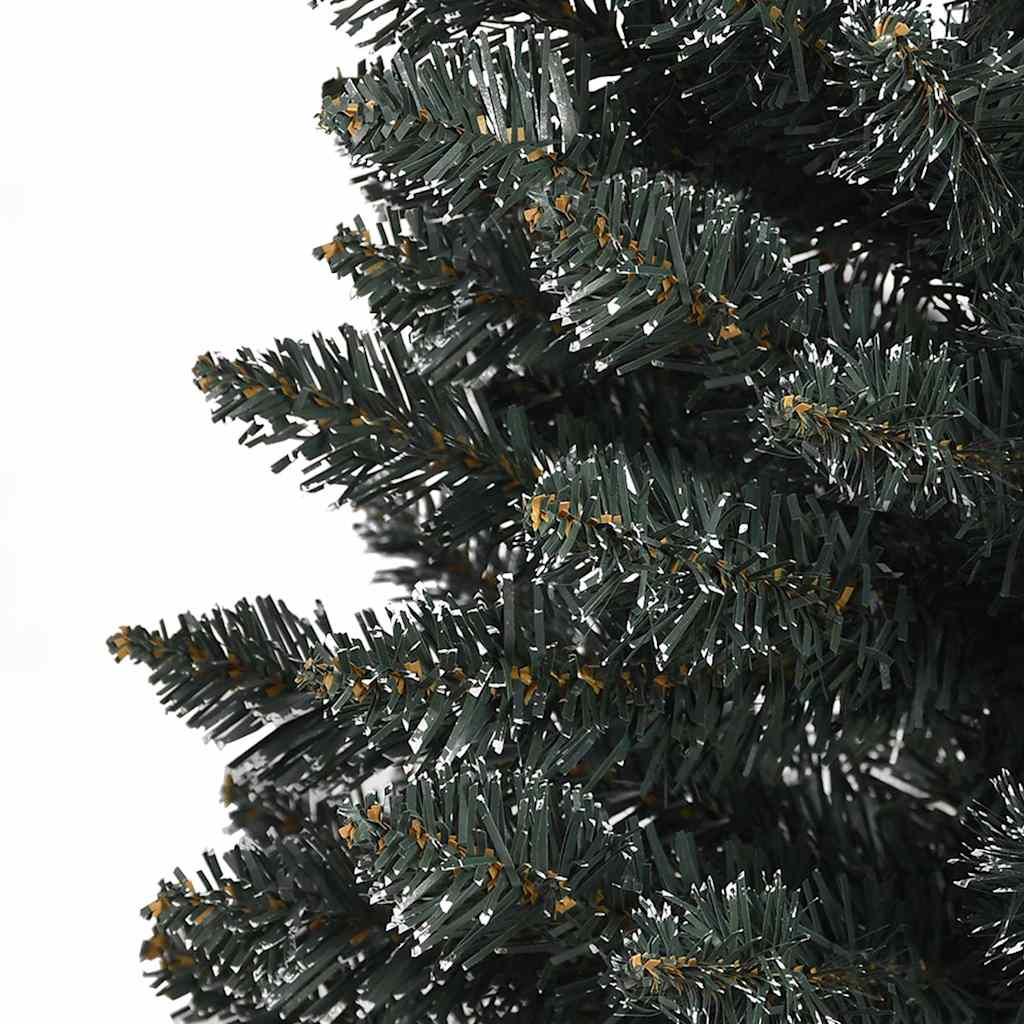 Kunstkerstboom met standaard smal 180 cm PVC groen is nu te koop bij PeponiXL, paradijselijk wonen!