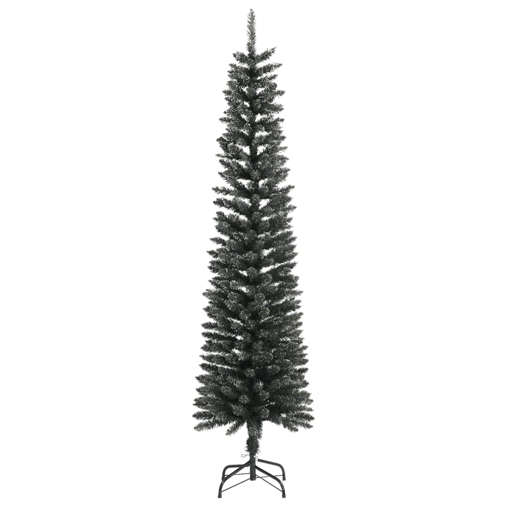 Kunstkerstboom met standaard smal 210 cm PVC groen is nu te koop bij PeponiXL, paradijselijk wonen!