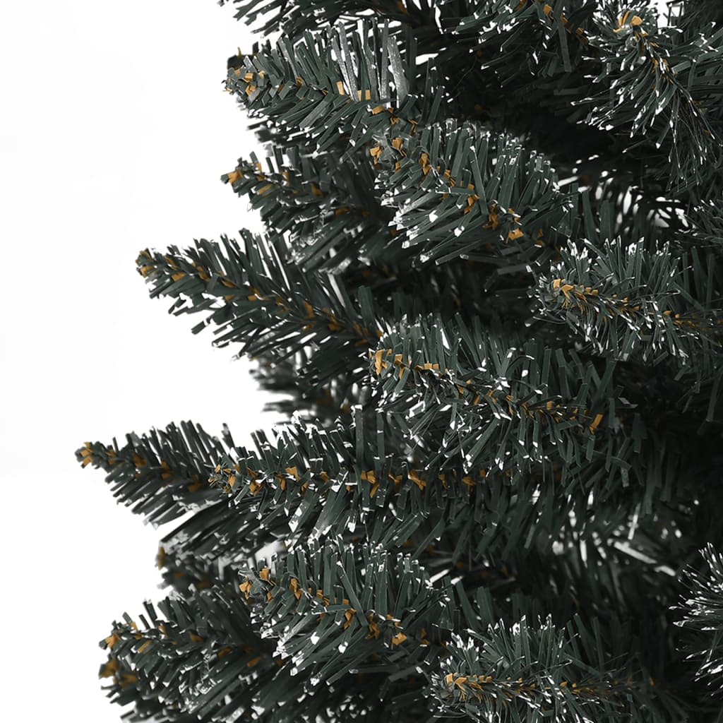 Kunstkerstboom met standaard smal 210 cm PVC groen is nu te koop bij PeponiXL, paradijselijk wonen!