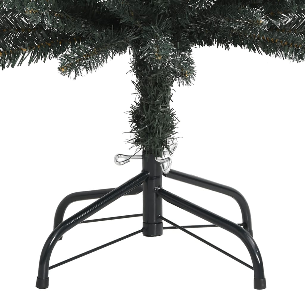 Kunstkerstboom met standaard smal 240 cm PVC groen is nu te koop bij PeponiXL, paradijselijk wonen!
