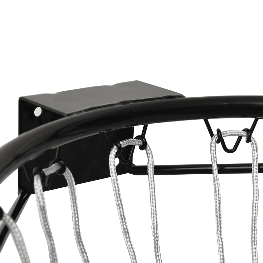 Basketbalring 39 cm staal zwart is nu te koop bij PeponiXL, paradijselijk wonen!