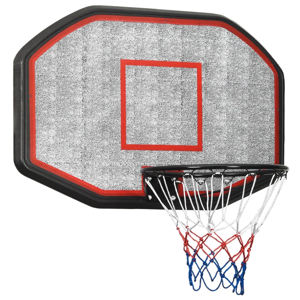 Basketbalbord 109x71x3 cm polyetheen zwart is nu te koop bij PeponiXL, paradijselijk wonen!