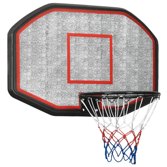 Basketbalbord 109x71x3 cm polyetheen zwart is nu te koop bij PeponiXL, paradijselijk wonen!