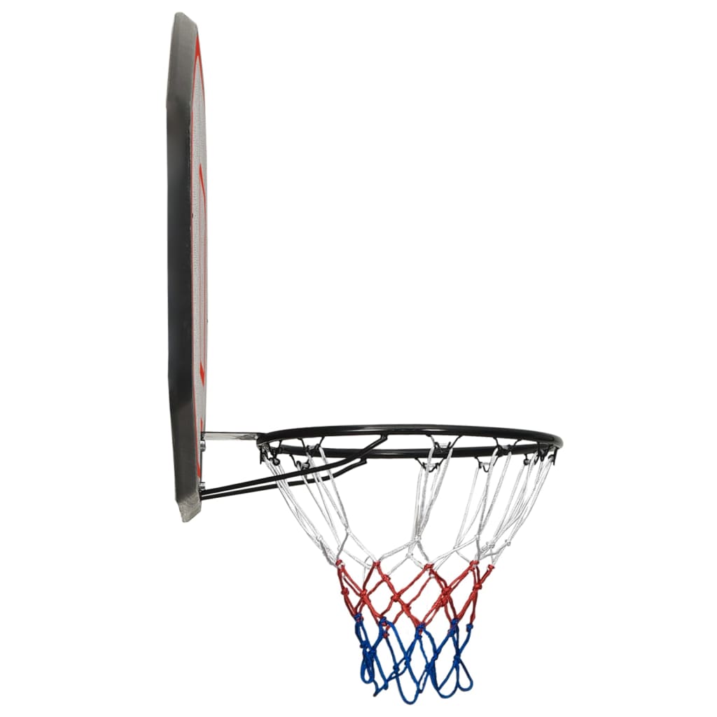 Basketbalbord 109x71x3 cm polyetheen zwart is nu te koop bij PeponiXL, paradijselijk wonen!