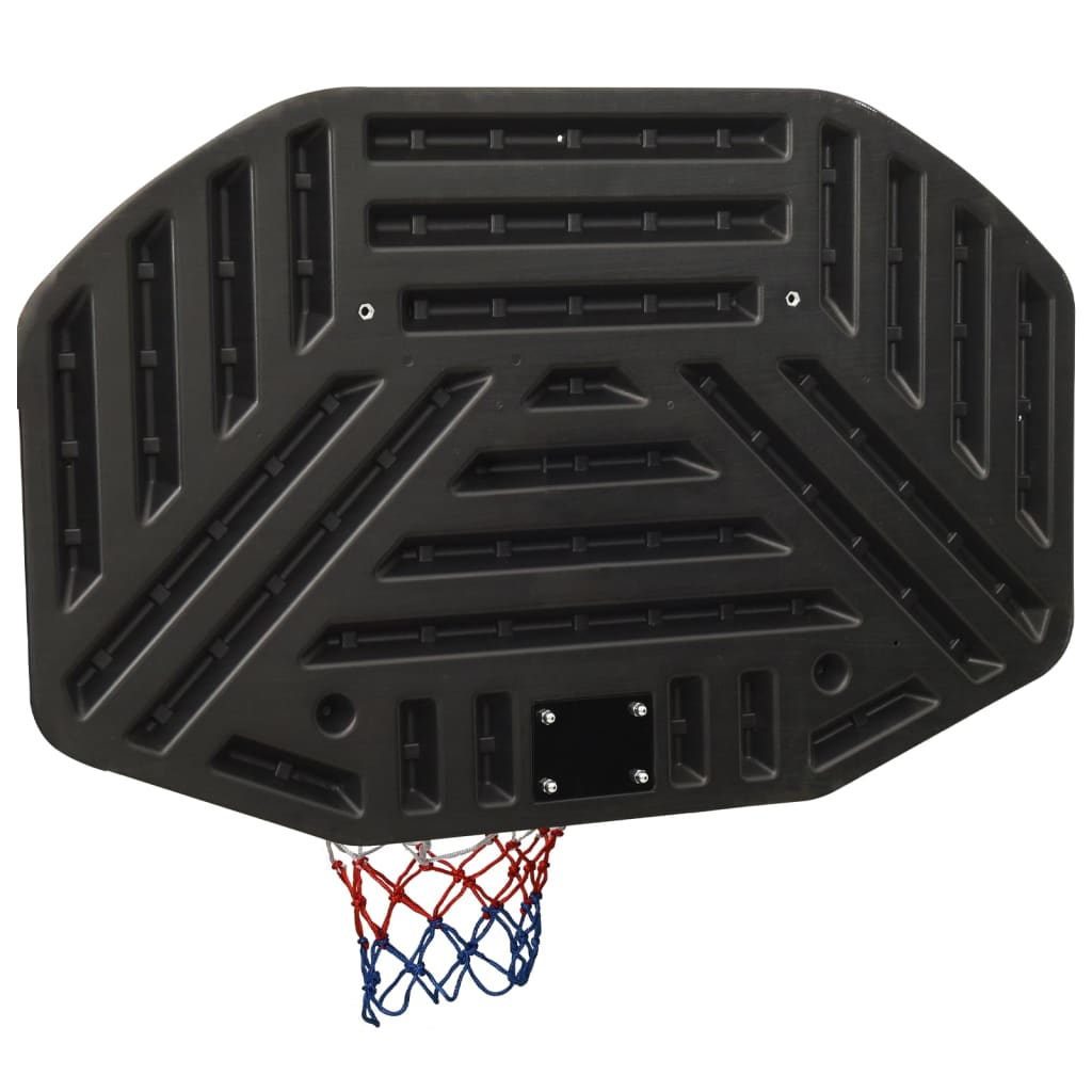 Basketbalbord 109x71x3 cm polyetheen zwart is nu te koop bij PeponiXL, paradijselijk wonen!