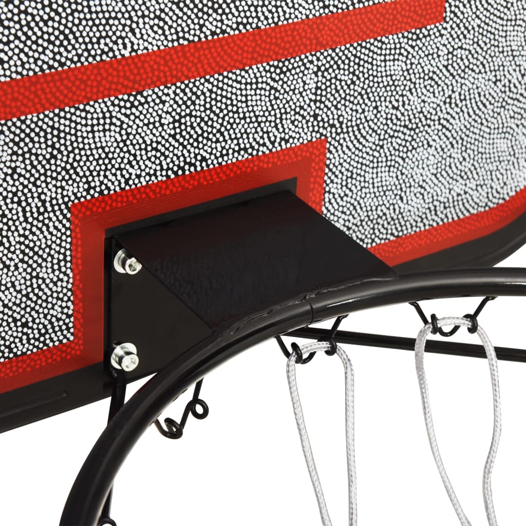 Basketbalbord 109x71x3 cm polyetheen zwart is nu te koop bij PeponiXL, paradijselijk wonen!