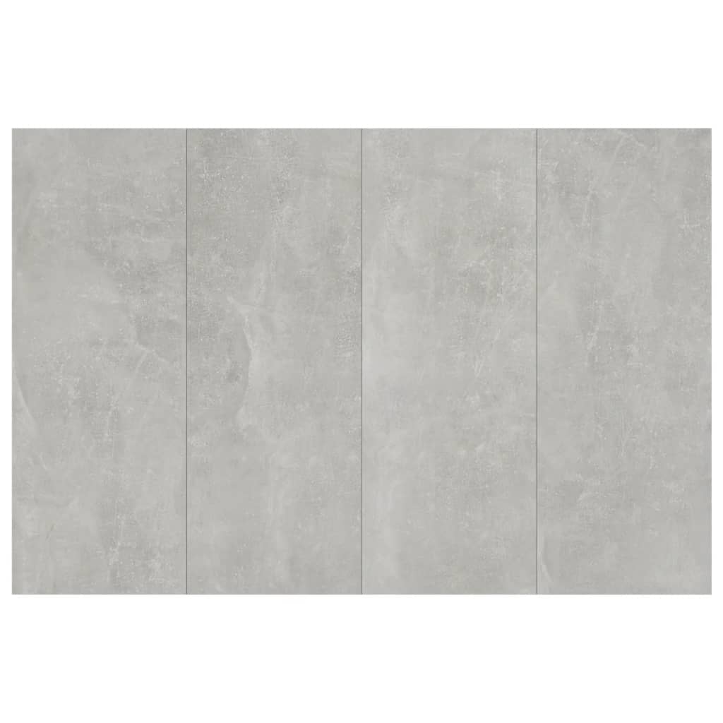 Hoofdbord met kastjes bewerkt hout betongrijs is nu te koop bij PeponiXL, paradijselijk wonen!