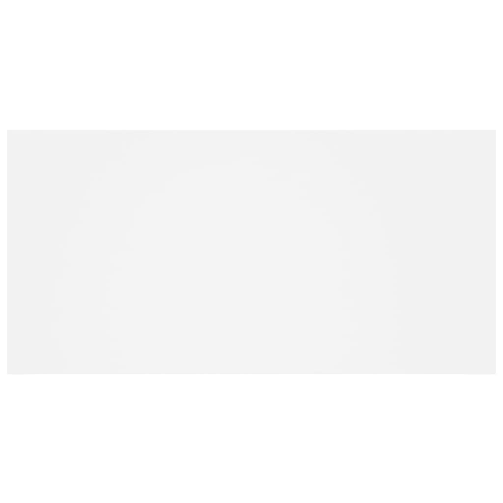 Hoofdbord met kastjes bewerkt hout wit is nu te koop bij PeponiXL, paradijselijk wonen!