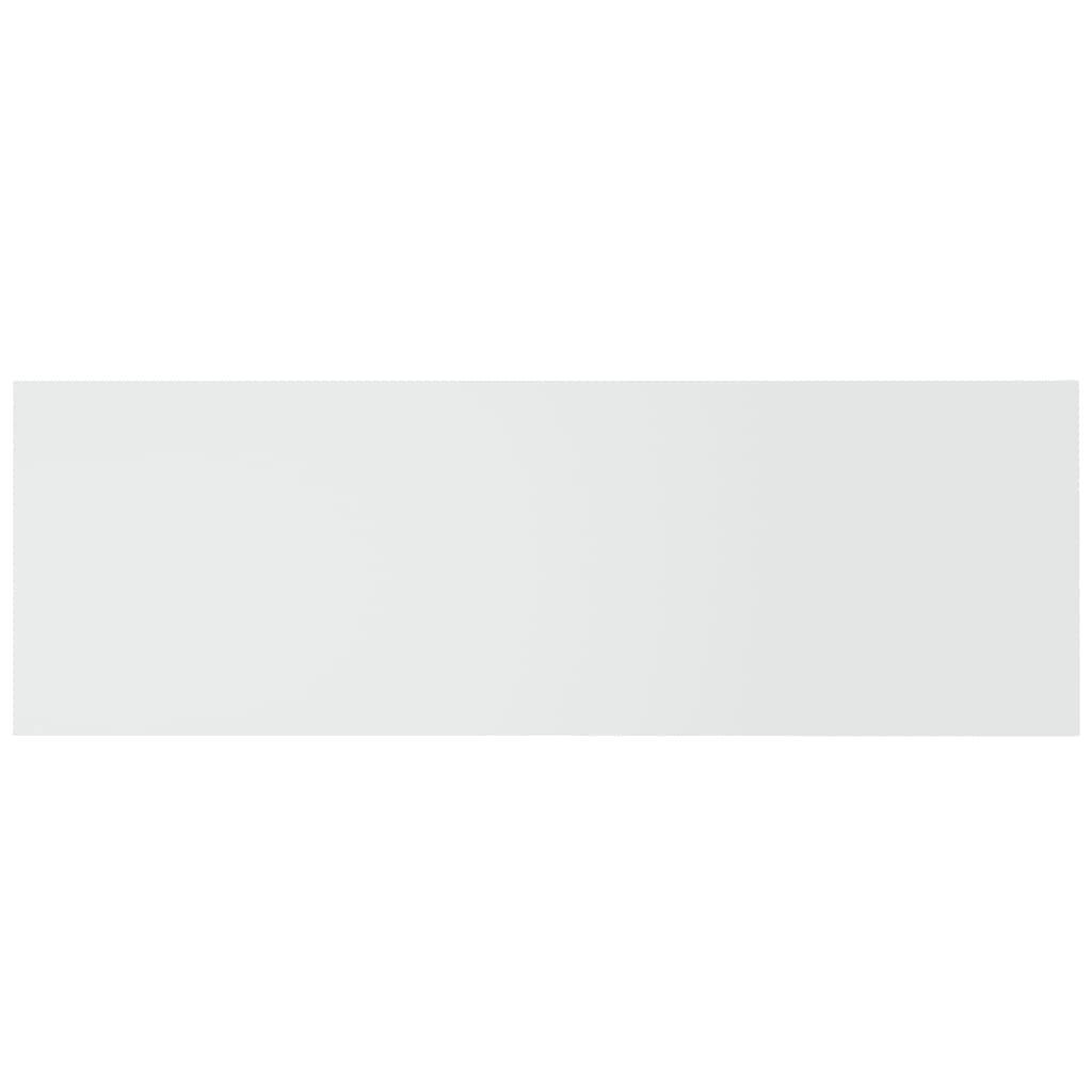 Hoofdbord met kastjes bewerkt hout wit is nu te koop bij PeponiXL, paradijselijk wonen!