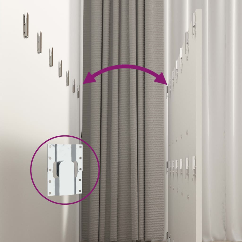 Hoofdbord met kastjes bewerkt hout wit is nu te koop bij PeponiXL, paradijselijk wonen!