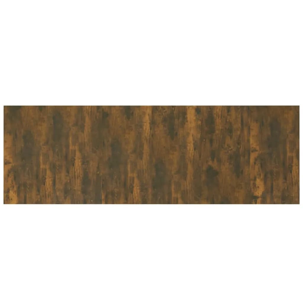 Hoofdbord met kastjes bewerkt hout gerookt eikenkleurig is nu te koop bij PeponiXL, paradijselijk wonen!