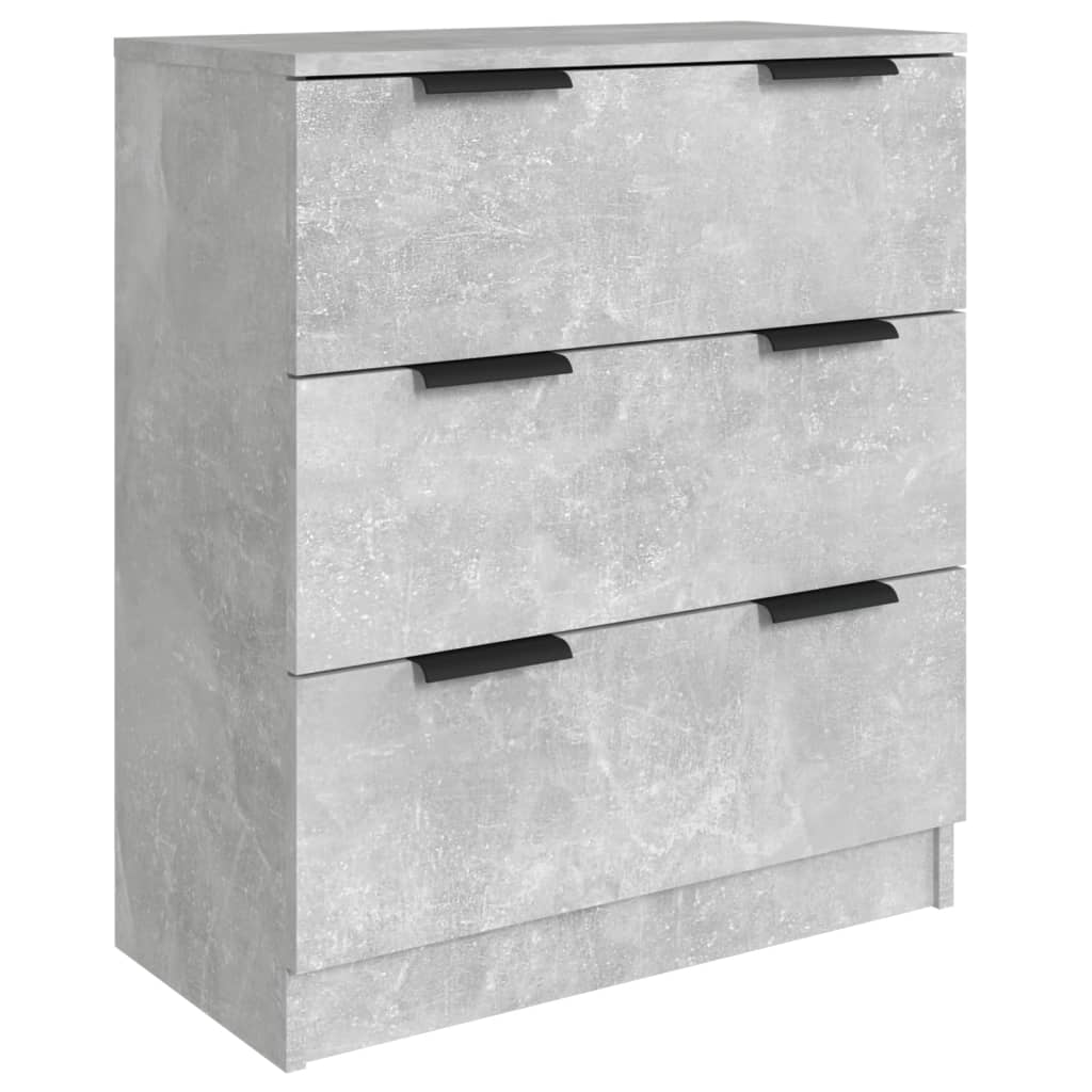 3-delige Dressoirs bewerkt hout betongrijs is nu te koop bij PeponiXL, paradijselijk wonen!