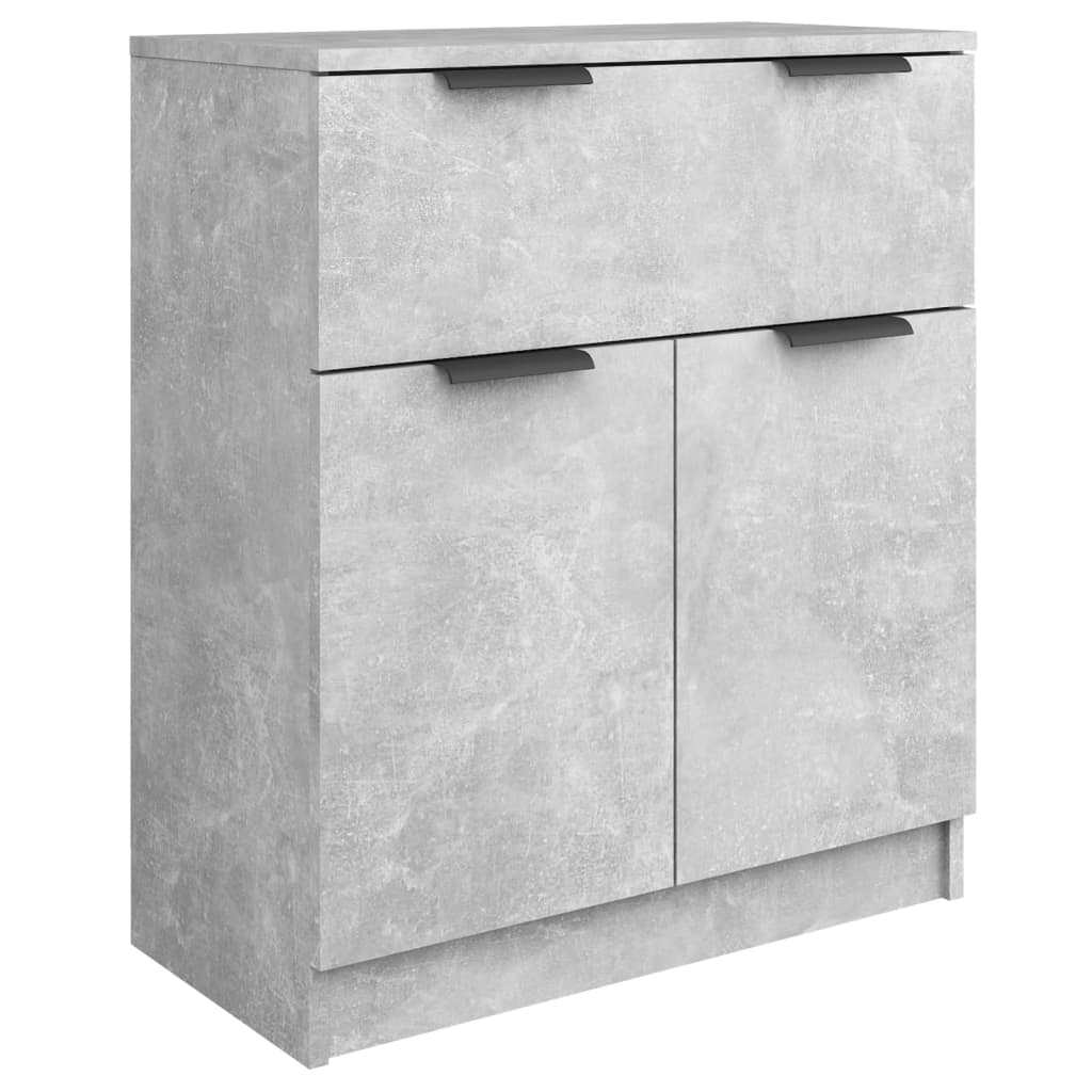 3-delige Dressoirs bewerkt hout betongrijs is nu te koop bij PeponiXL, paradijselijk wonen!
