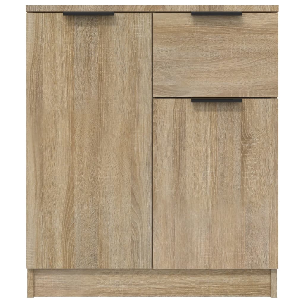 Dressoirs 2 st 60x30x70 cm bewerkt hout sonoma eikenkleurig is nu te koop bij PeponiXL, paradijselijk wonen!
