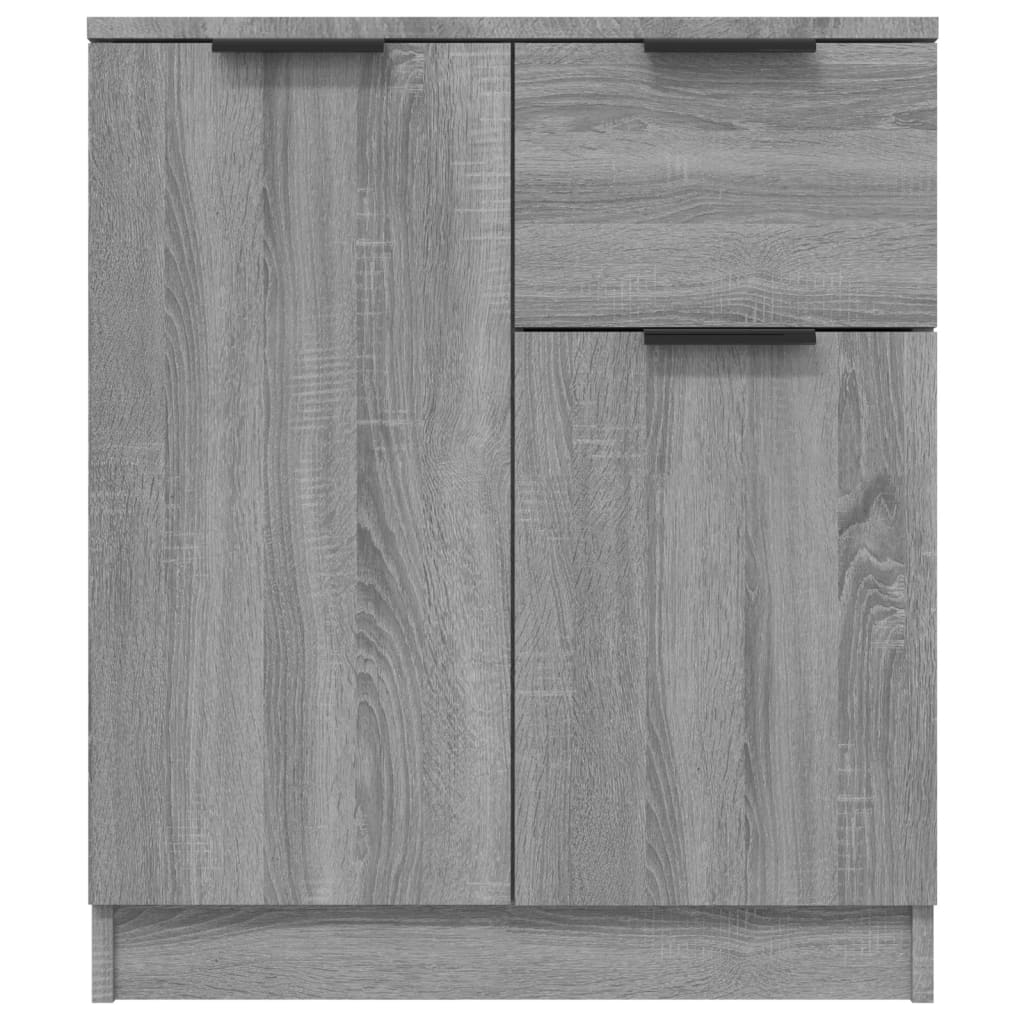 Dressoirs 2 st 60x30x70 cm bewerkt hout grijs sonoma eiken is nu te koop bij PeponiXL, paradijselijk wonen!