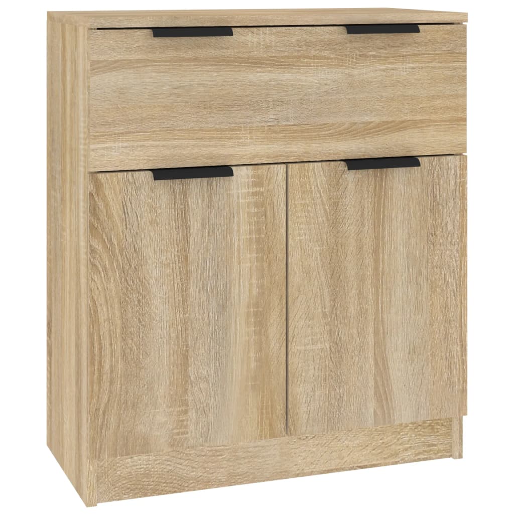Dressoirs 3 st bewerkt hout sonoma eiken is nu te koop bij PeponiXL, paradijselijk wonen!