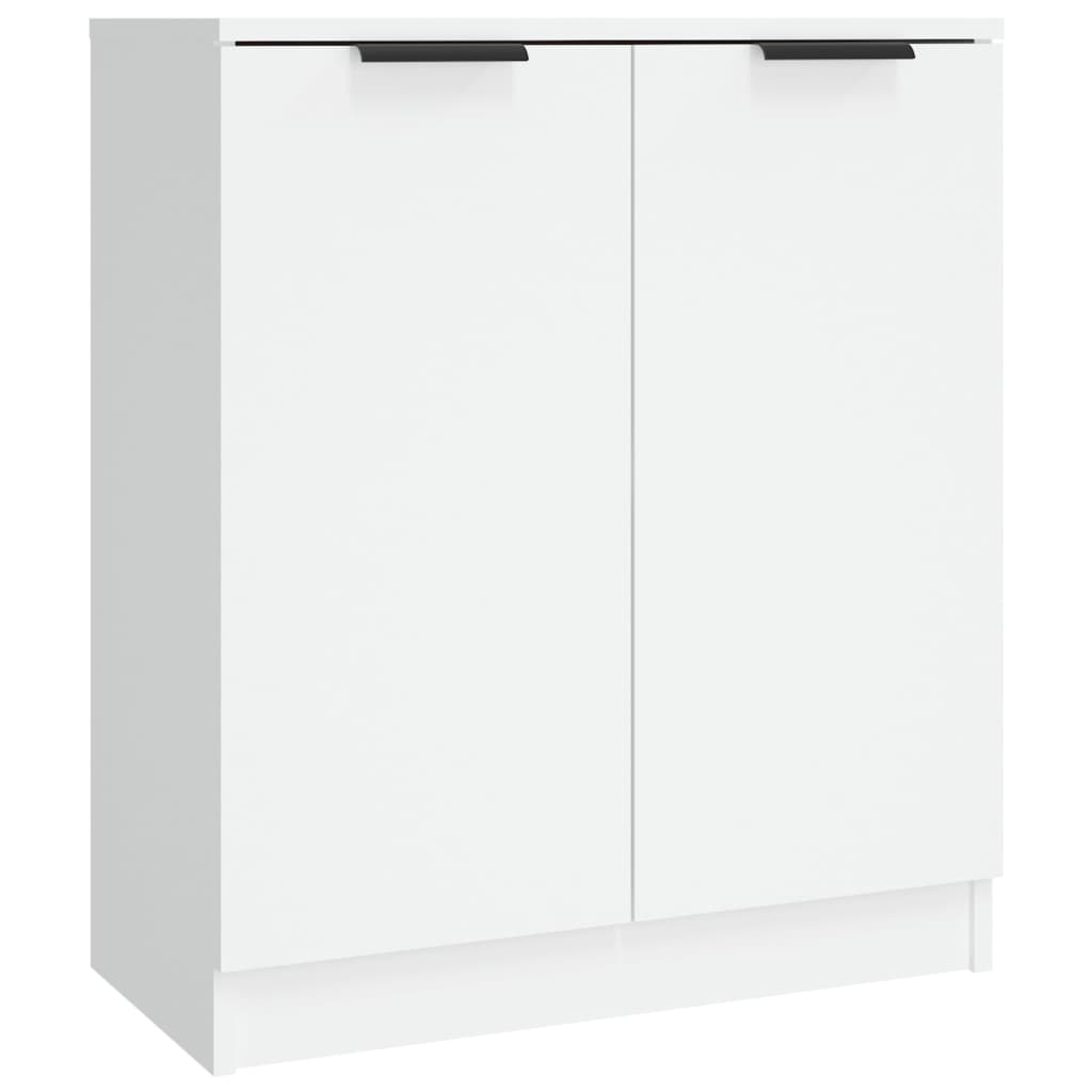 Dressoirs 3 st bewerkt hout wit is nu te koop bij PeponiXL, paradijselijk wonen!